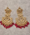 large kundan statement earrings